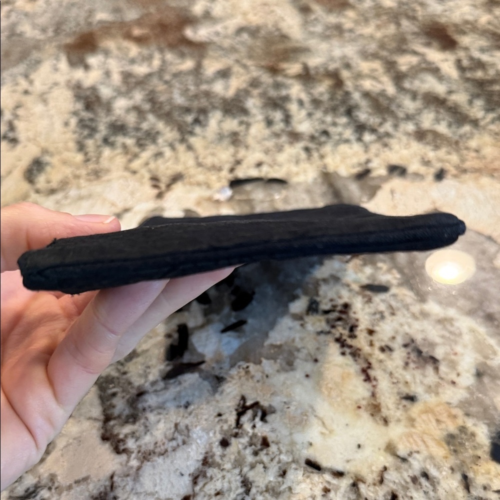 100% Silk Elegant Black Clutch - Picture 4 of 4